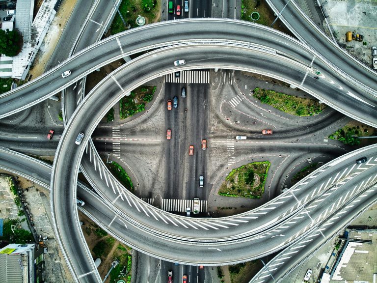 Échangeur autoroutier à Abidjan, Côte d'Ivoire